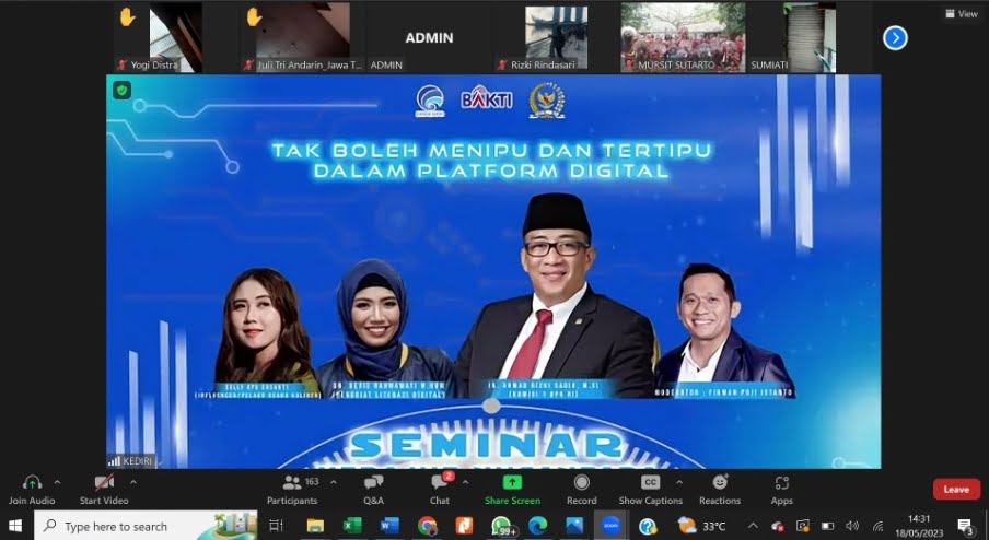 Sejumlah Influencer:  Waspada Tertipu dan Menipu di Dunia Maya